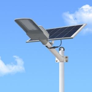 Lampa solara pentru strada sau gradina Flippy, IP65, senzor de lumina, 100 LED-uri SMD, 3150 lm, 500W autonomie 12-16 ore, telecomanda, montare prin fixare, pentru strada sau gradina, finisaj mat, material ABS, 51.5 x 21 x 7.5, lumina alb rece, gri - Img 9