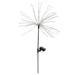 Lampa solara sub forma de artificii, 90 LED-uri, alb rece, Flippy