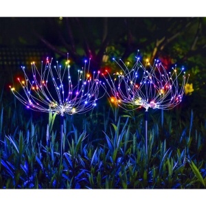 Lampa solara sub forma de artificii, 90 LED-uri, multicolor, Flippy - Img 3