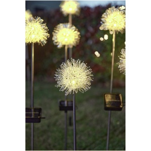 Lampa solara sub forma de Papadie, alb cald, Flippy - Img 9