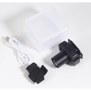 Lanterna LED de Montat pe Cap, Flippy, cu Raza Lunga de Zoom, Far Telescopic, Reglabil, Rezistent la Apa, pentru Pescuit in Aer Liber, Camping, Lumina Puternica, Lanterna, 7x4.5x6 cm, Negru - Img 11