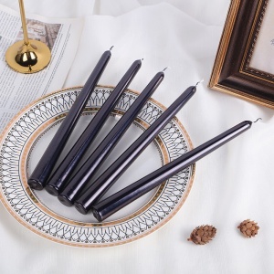 Lumanare Decorativa, Flippy, pentru Masa, 25 cm, din Parafina, fara Fum, Ardere 7.5h, Negru - Img 7