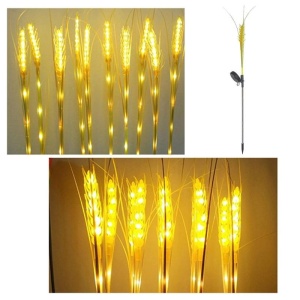 Lumina solara LED tip Spic de grau, inaltime 80 cm, pentru gradina, Flippy - Img 4