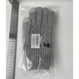 Manusi de Barbat, Flippy, Model H, Functie Touchscreen (ecran tactil), Material Acril Tricotat, Manseta Elastica, Interior Catifelat, Marime Universala, Gri Deschis - Img 4
