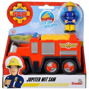 Masina de pompieri Simba Fireman Sam Jupiter cu figurina Sam - Img 5