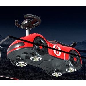 Masina pentru Copii, Flippy, 1-3 ani, Impingere, Bluetooth, Muzica, din ABS, 4 Roti, Inaltime Sezut 22 cm, Rosu - Img 4