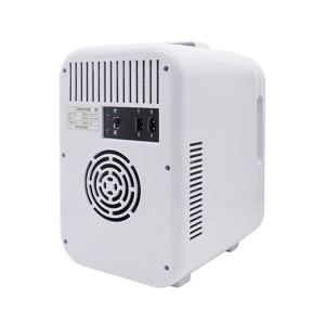Mini frigider cosmetice, Flippy, dubla functie de incalzire/racire, portabil, 8L, alb - Img 4