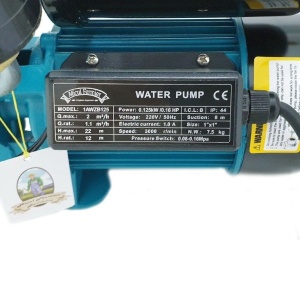 Mini Hidrofor 2 litri, Micul Fermier 1AWZB125, 370 W 3000 Rpm, absorbtie 8 m, inaltime 30 m, 2 mc/h - Img 2