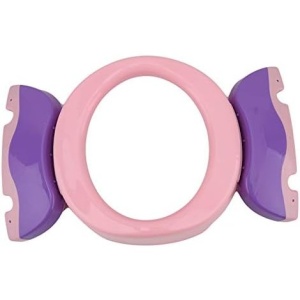 Olita Portabila 2 in 1, Flippy, Olita + Capac de Toaleta, din Plastic, Diametru 21 cm, Roz - Img 3