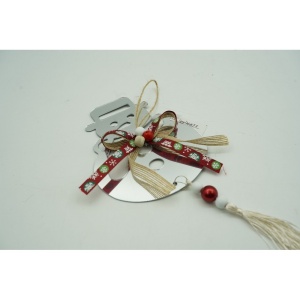 Ornament brad, Flippy, Om de zapada, Argintiu, Lucios, 14*26CM, Acril, Interior/ Exterior - Img 10