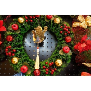 Ornament brad, Flippy, Om de zapada, Auriu, Lucios, 10*23CM, Acril, Interior/ Exterior - Img 7