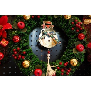 Ornament brad, Flippy, Om de zapada, Auriu, Lucios, 14*30CM, Acril, Interior/ Exterior - Img 7