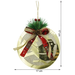 Ornament brad, Flippy, Pasare, Auriu, Lucios, 17*17CM, Acril, Interior/ Exterior - Img 18