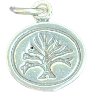 Pandantiv din Argint 925 Jolie Silver, Model Banut cu Pomul Vietii, 18 x 12 mm, 1.6 g - Img 1