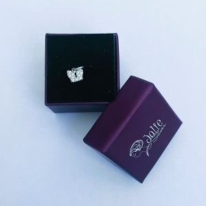 Pandantiv din Argint 925 Jolie Silver, Model Fluturas cu Zirconii, 8 x 8 mm, 0.5 g - Img 4