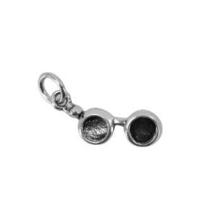 Pandantiv, Jolie Silver, Argint 925, Model Ochelari, 1.5 g, 2 x 0.5 cm - Img 1