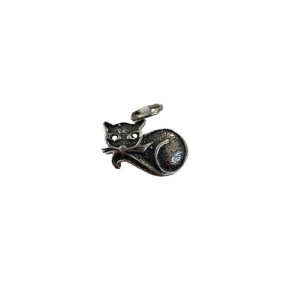 Pandantiv, Jolie Silver, Argint 925, Model Pisica, 1.4 g, 12x18 mm - Img 1