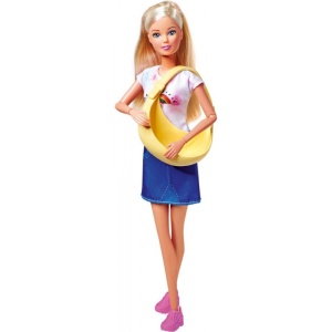 Papusa Simba Steffi Love Baby Bag 29 cm cu accesorii - Img 2