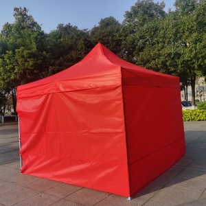 Perete Lateral Cort Evenimente 18 m, Flippy, material textil oxfort 700D Rosu - Img 2