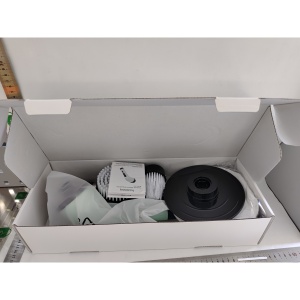 Perie Electrica de Curatare, Flippy, pentru Gresie, Baie, Bucatarie, 25x20x9.5 cm, cu 6 Capete, Maner Extensibil Detasabil 84-127cm, Incarcare USB-Type C, Rotire 360 de Grade, 3000 mAh, Culoare: Verde - Img 2