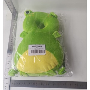 Perna tip Rucsac pentru Protectia Capului, Flippy, Tetiera tip Broscuta, pentru Bebelusi, 33x6x19 cm, 180 g, Verde - Img 5