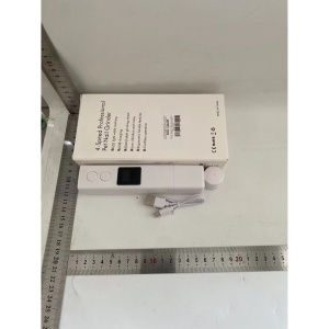 Pila Electrica pentru Animalute, Flippy, Incarcare USB, Capac Impotriva Prafului, Display Electronic, Mai Multe Viteze, Alb - Img 2