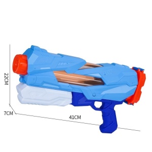 Pistol cu Apa pentru Copii, Rezervor, Pentru Piscina/Plaja, Flippy, 6ani+, 5 duze, Quick Fill, Albastru, 800ML - Img 2