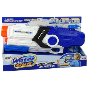 Pistol cu Apa pentru Copii, Rezervor, Pentru Piscina/Plaja, Flippy, 6ani+, Albastru/Multicolor, 2000ML - Img 3