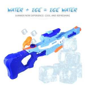 Pistol cu Apa pentru Copii, Rezervor, Pentru Piscina/Plaja, Flippy, 6ani+, Albastru, 1200ML - Img 5