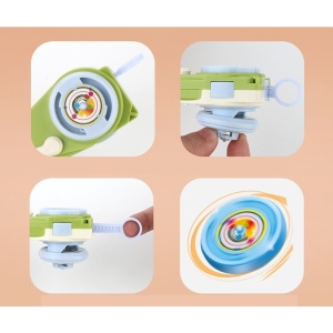 Pix Multifunctional, Flippy, cu Titirez, 5x1.5x17cm, Verde - Img 3