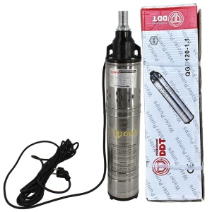Pompa submersibila, DDT, QGD120 Inox, 1.1 kW, 50 l/min, 10 m cablu de alimentare - Img 1