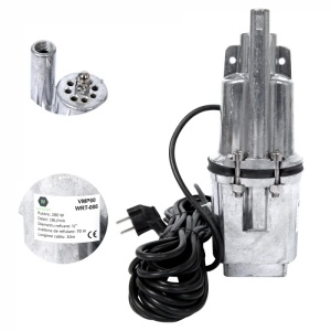 Pompa submersibila din inox VMP, 280 W, 70 m inaltime, 1.8 mc/h + Furtun siliconat 1/2" 100 m - Img 2