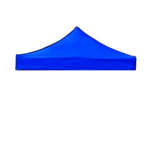 Prelata,copertina pentru acoperis cort tip pavilion Flippy, 3 x 6 m , impermeabila, invelis din material textil oxfort 700D, cauciucat Albastru - Img 2