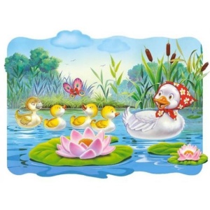 Puzzle 60 de Piese din Lemn in Cutie Metalica, Flippy, Model Ratuste, Educativ, Dezvoltare Abilitati Cognitive, pentru Prescolari, 22.5x13.5 cm, Multicolor - Img 6