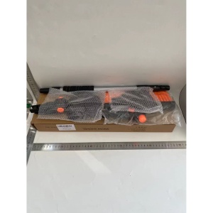 Racleta Auto pentru Zapada cu Doua Capete, Flippy, Dezapezire Masina, cu Maner Lung, Ergonomica, Detasabila, pentru Geamuri si Caroserie, Usor de Utilizat, 48 cm- 78 cm, Gri - Img 2