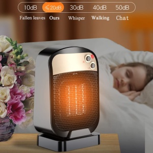 Radiator electric vertical mic Flippy, incalzitor cu 3 trepte de putere , 1800w, negru - Img 3