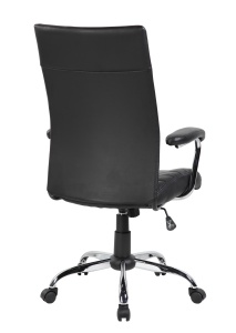 Scaun de birou directorial Davik, negru, 65x63x108-118 cm - Img 4
