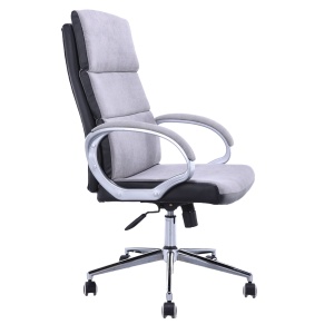 Scaun de birou directorial US109, gri, 62x71x112-122 cm - Img 3
