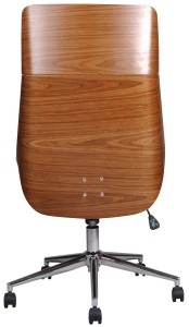 Scaun de birou directorial US116 Calisto, alb, 60x65x111-118 cm - Img 4