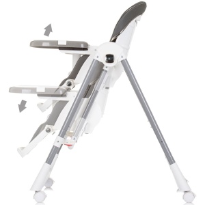 Scaun de masa Chipolino Milk Shake 2 in 1 ash grey - Img 5