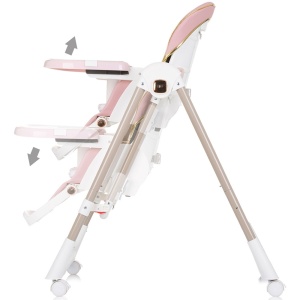 Scaun de masa Chipolino Milk Shake 2 in 1 flamingo - Img 5