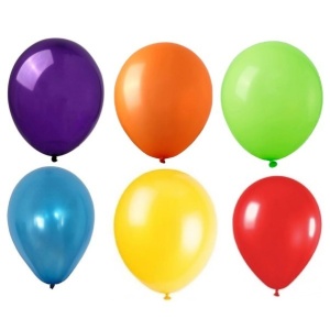 Set 10 Baloane din Latex, Flippy, Model Party, 30 cm, Multicolore, 2.8 g - Img 3