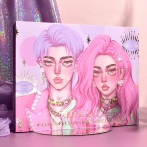 Set 13 Produse de Machiaj, KEVIN & COCO, Moonlight, 50 culori, 29 x 23 cm - Img 2