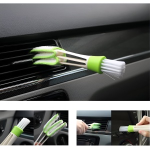 Set 17 Accesorii pentru Curatare Auto, Flippy, Interior si Exterior, 4 Capete pentru Bormasina, 5 Pensule, 3 Perii, 1 Laveta, 1 Manusa, 1 Perie Tripla Grilaj, 2 Bureti, Multicolor - Img 6