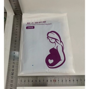 Set 2 Centuri de Monitorizare a Ritmului Cardiac Fetal, Flippy, Material Moale si Elastic, 6 x 130 cm, Albastru - Img 2