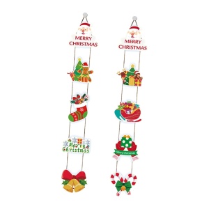 Set 2 Decoratiuni de Craciun, Flippy, de Agatat, pentru Usa, Sfoara Inclusa, 21 cm/28 cm, din Hartie 350g, Multicolor - Img 4