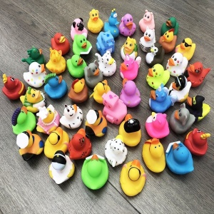 Set 50 Ratuste pentru Baie, Flippy, 6x5.5x5.5 cm, Multicolore - Img 5