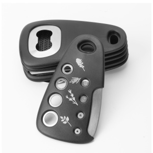 Set 6 in 1 mini ustensile bucatarie Flippy, taietor pizza, cutit, curatator, razatoare, desfacator, presa usturoi, manere din ABS, lame ascutite din otel inoxidabil, 7.1 x 12.9 x 4.8 cm, negru - Img 9