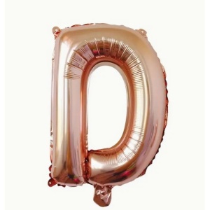 Set Baloane din Folie Metalizata, Flippy, Model Scris Bride, Litere de 40 cm, Tema Iubire, Baloane Party, Ambalaj Individual, Pai Inclus, Umflare cu Aer sau Heliu, Roz - Img 6