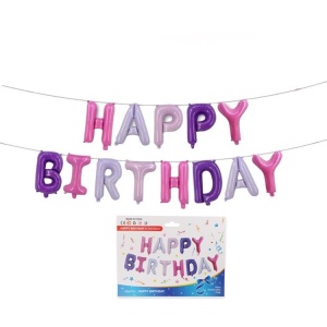 Set baloane folie Flippy, Happy Birthday, 40 cm, multicolor - Img 2